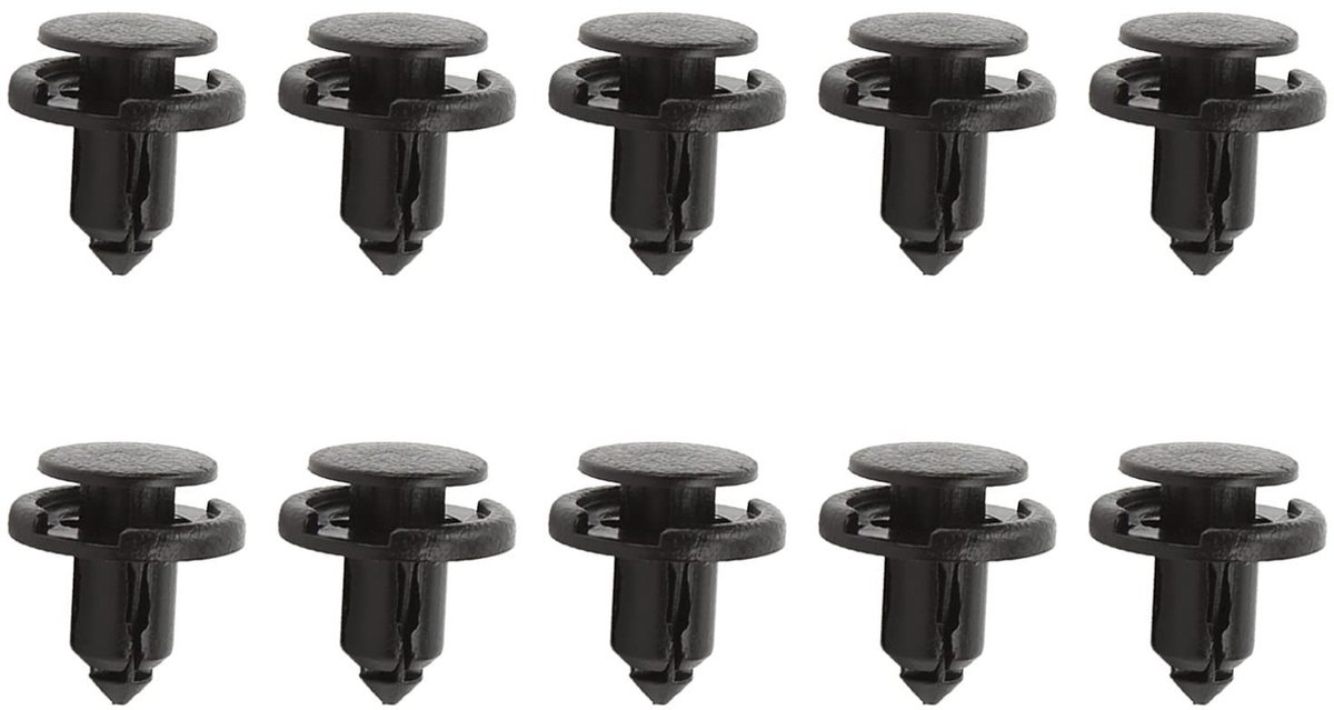 Dailygoods - Dailygoody - Auto Bumper Bevestigingsclips - Druksluitclips - Krachtige Vervanging - Standaard - 10 Stuks - Perfect voor Y S X