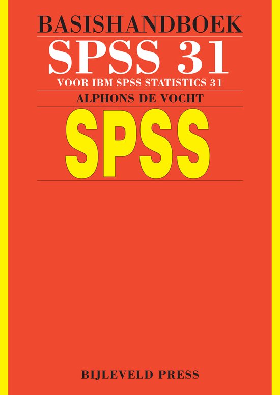Basishandboek SPSS 31 - cover
