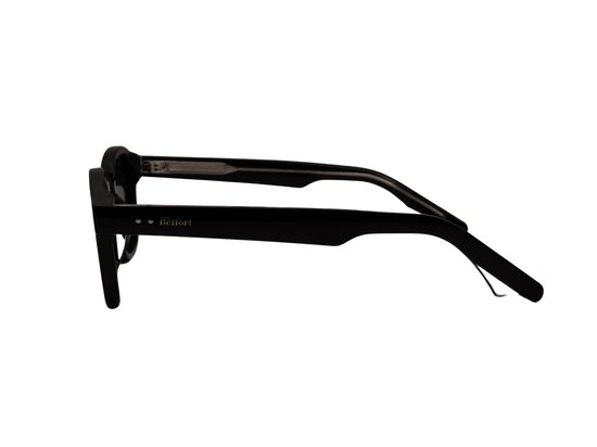 Bèlfort Zonnebril Heren - The Astor - Zwart Rechthoekig - Gepolariseerd UV400 - Metalen Frame - Volledig Omrand - Inclusief Brillenkoker van Bèlfort — afbeelding 3