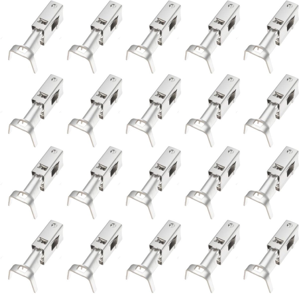 Dailygoods - Set van 20 Vrouwelijke Terminal Crimps 6,3 mm