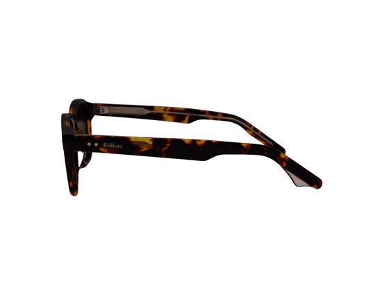 Bèlfort Zonnebril Heren - The Astor - Gestreept Rechthoekig - Gepolariseerd UV400 - Metalen Frame - Volledig Omrand - Inclusief Brillenkoker van Bèlfort — afbeelding 3