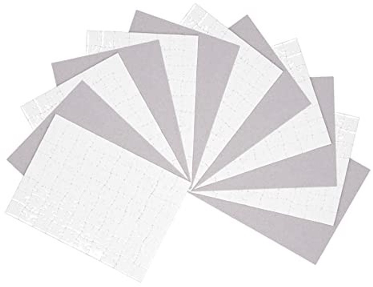 Dailygoods - Dailygoody - Puzzel van 6 puzzels A5 - Sublimatiepuzzels - Wit - 80 stukjes - Gepersonaliseerde puzzels - Creatief plezier - Voor volwassenen en kinderen