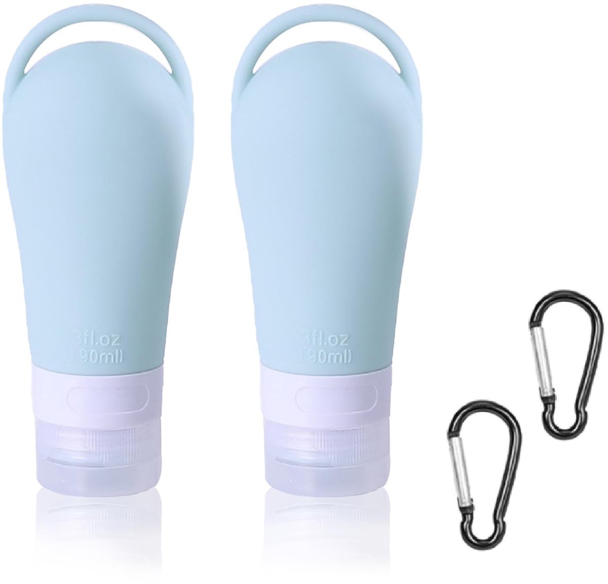 Dailygoods - Set van 2 Vulbare Hond Voertubes van 90 ml