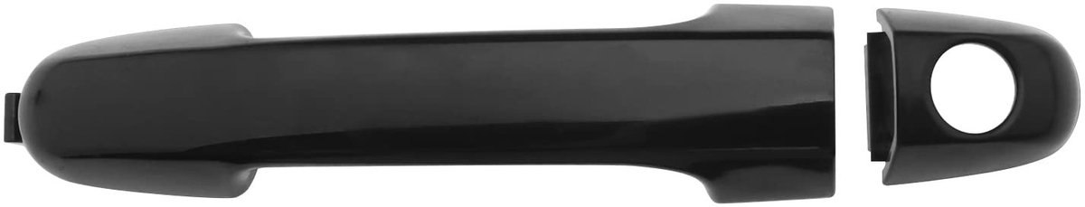 Dailygoods - Dailygoody - Exterieur Deurkruk Vervanging - Buitendeur Handgreep - Zwart - ABS Kunststof - Geschikt voor Hyundai i20 2008-2014