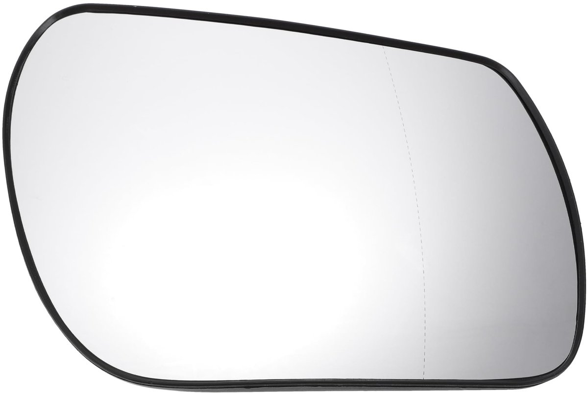 Dailygoods - Innovra - Dailygoody - Auto Buitenspiegel Glas Rechts Vervanging - Verwarmd - Wit Glas - Aspherisch - Geschikt voor 3 2003-2008