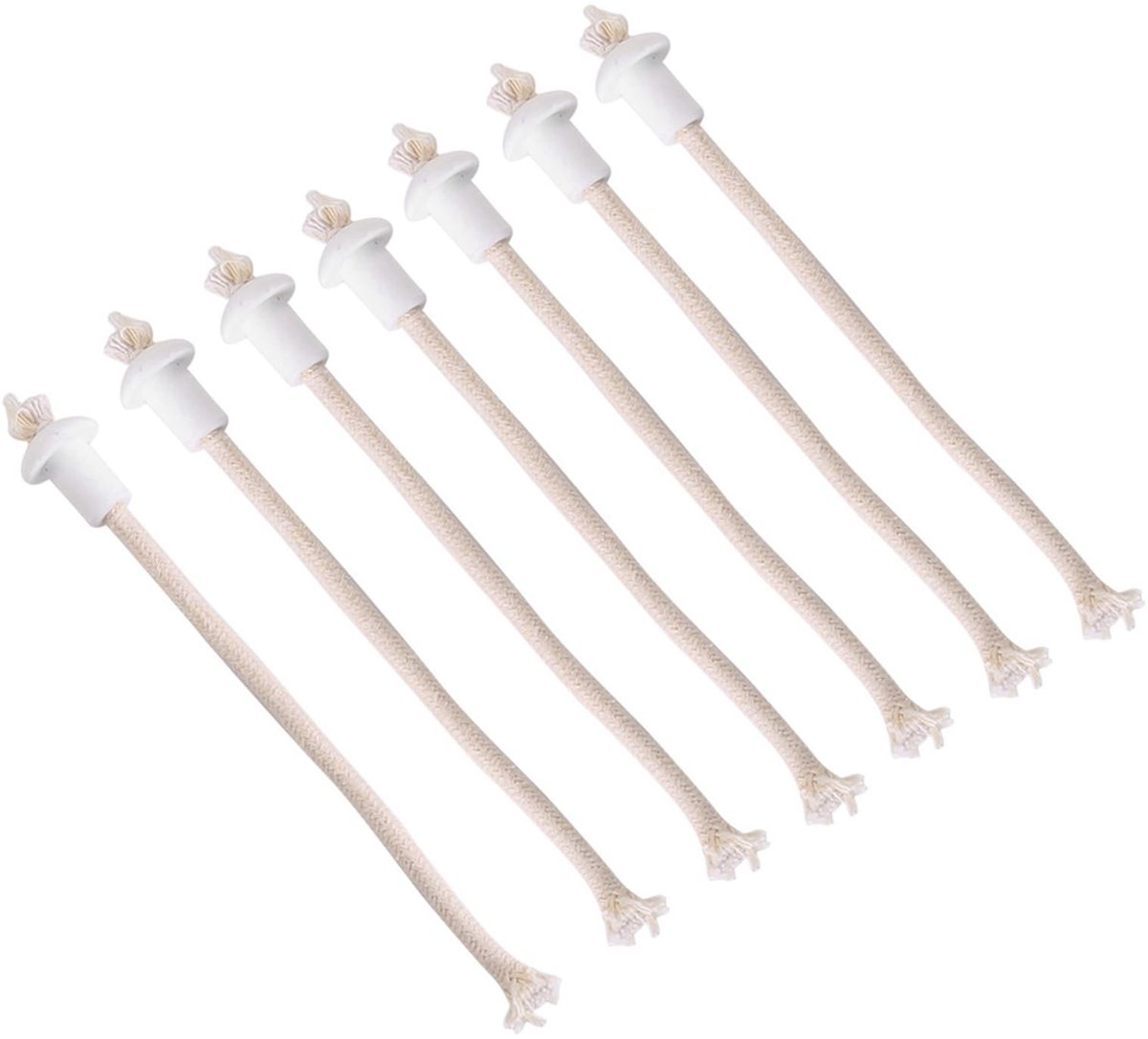 Dailygoods - Dailygoody - Brandstoflont - Spaarlont - Ideaal voor olielampen - 7,3 Inch - Kaarsenlonten - Perfect voor sfeerverlichting - Geschikt voor binnen en b...