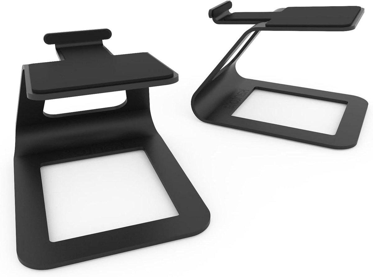 Speaker Stands - Verhogers Audio - Verbeter Geluid - Minimalistisch Design - Paar - Zwart
