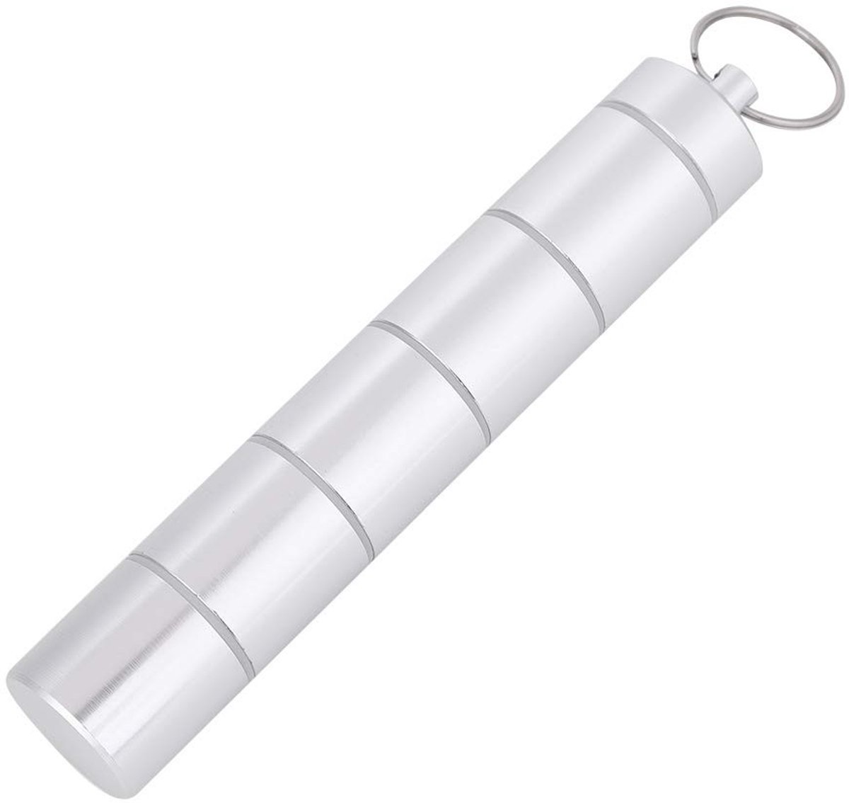 Dailygoods - Dailygoody - Pillendoos - Draagbare Medicijnhouder - Waterdicht en Compact - Sleutelhanger Formaat - Perfect voor Reizen - Organiseer je Medicijnen - ..
