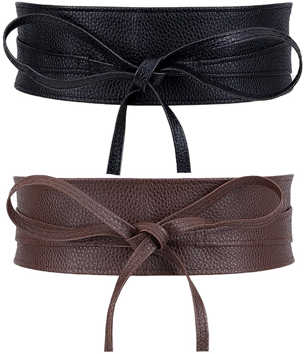 Taille Riem van Kunstleer in 4 Kleuren