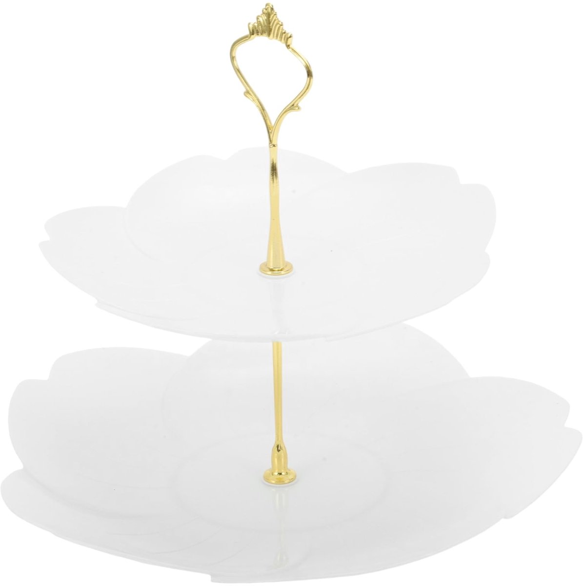Dailygoods - Cupcake- en Dessertstandaard met 2 Niveaus