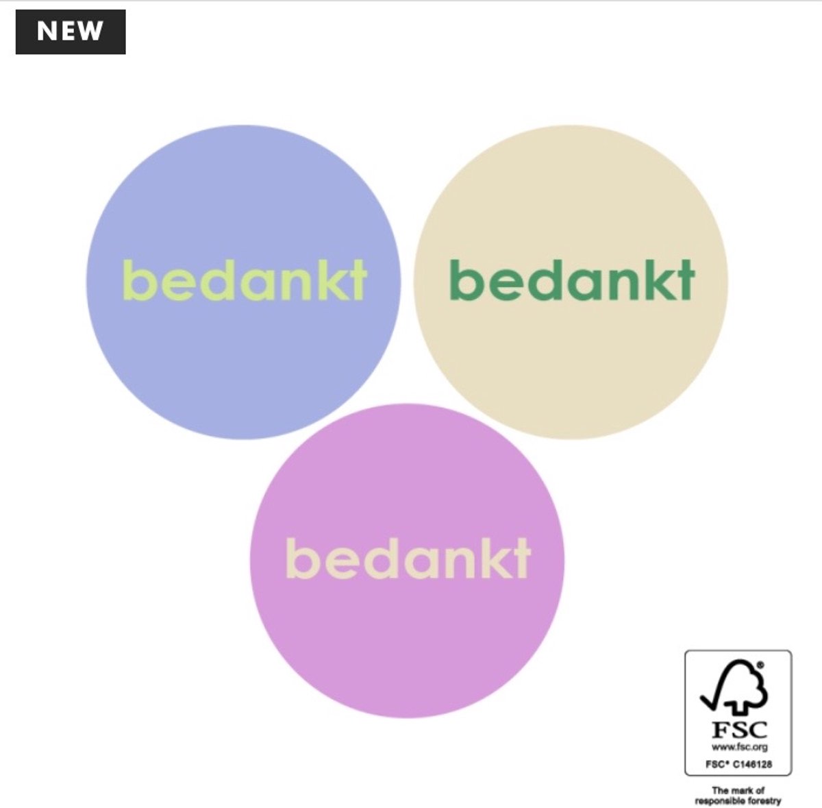 48x sluitstickers | Bedankt | 35 mm | Sluitzegels | Cadeausticker | Inpakken | Verjaardag | Traktatie