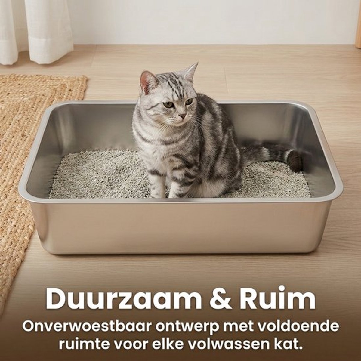 YYCHAN YYCHAN Ecohus XXL Kattentoilet - afbeelding 4