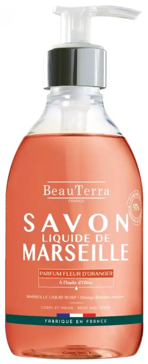Beauterra Marseille Zeep Oranjebloesem 300ml