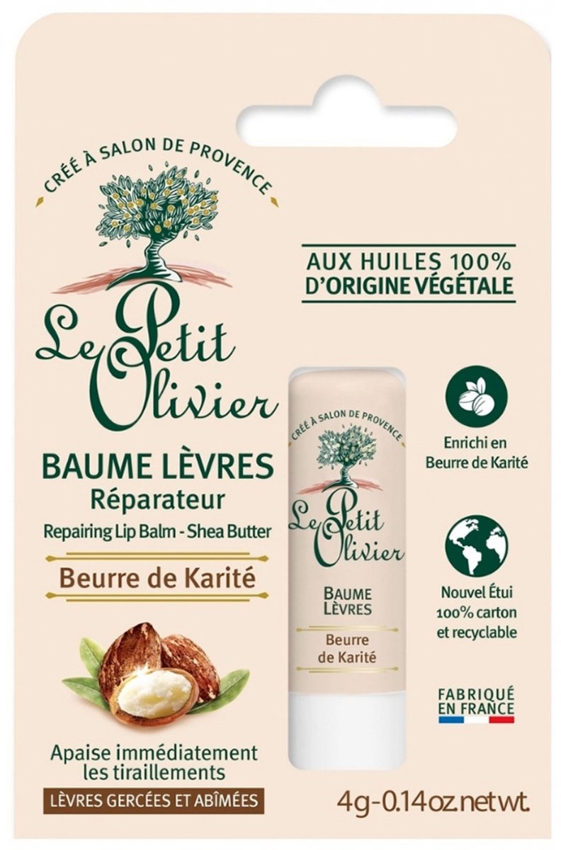 Le Petit Olivier Shea Butter Herstellende Lippenbalsem 4 g