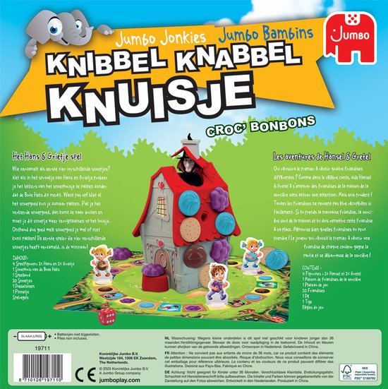 Jumbo Knibbel Knabbel Knuisje - Nederlands / Franstalig - Bordspel