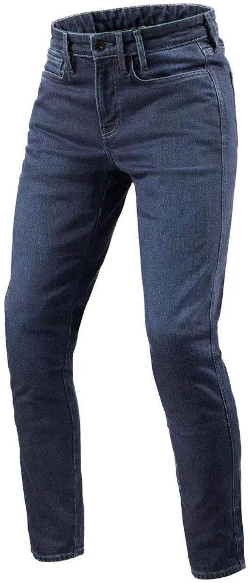 REV’IT! Kai SK Medium Blauw Stone Motorjeans - Maat 34/32 - Broek – foto 6
