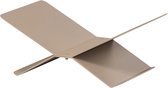 WOOOD Brook Boekenstandaard Liggend - Metaal - Zand - 12x29x17