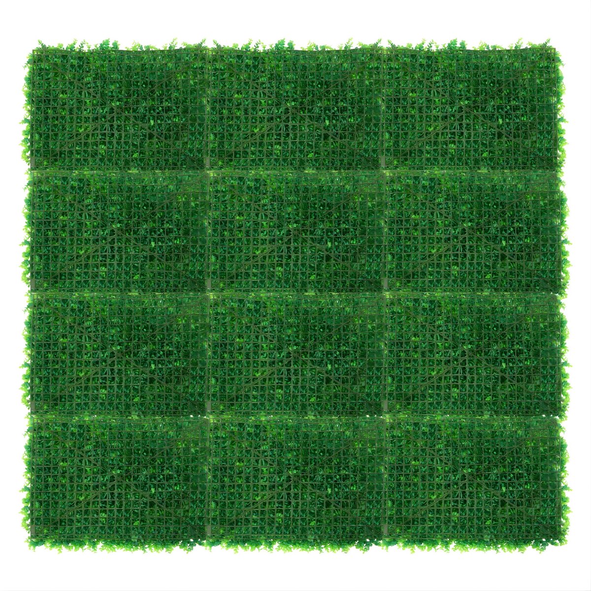 Set van 12 Kunsthaag Boxwood Panelen 60 x 40 cm – Kunstplanten Wanddecoratie voor Binnen e