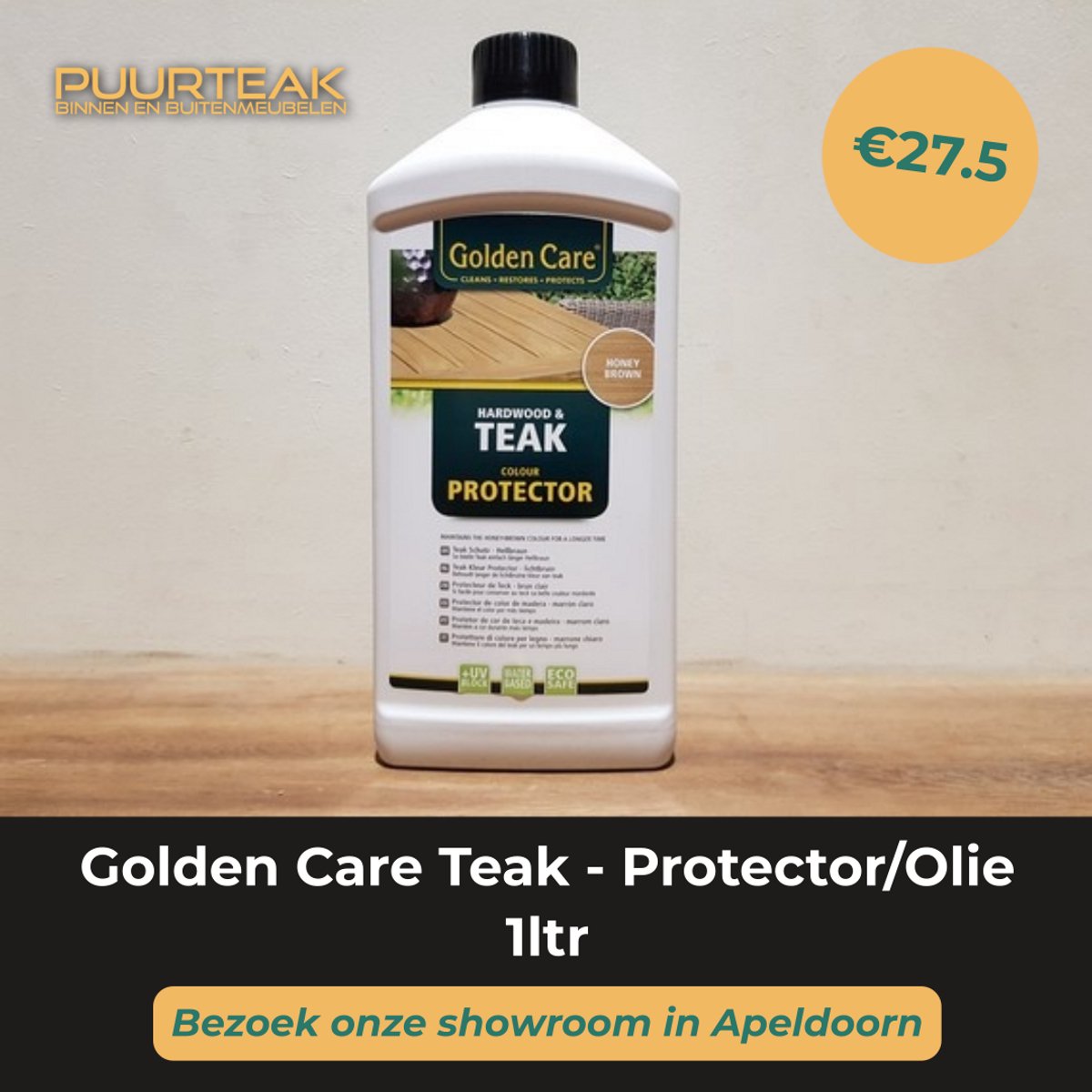 Golden Care Teak - Protector/Olie 1ltr