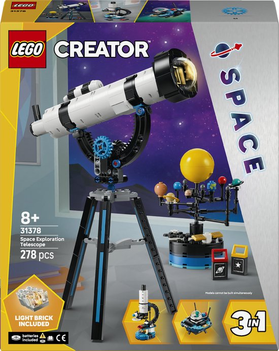 LEGO Creator Ruimteverkenningstelescoop
