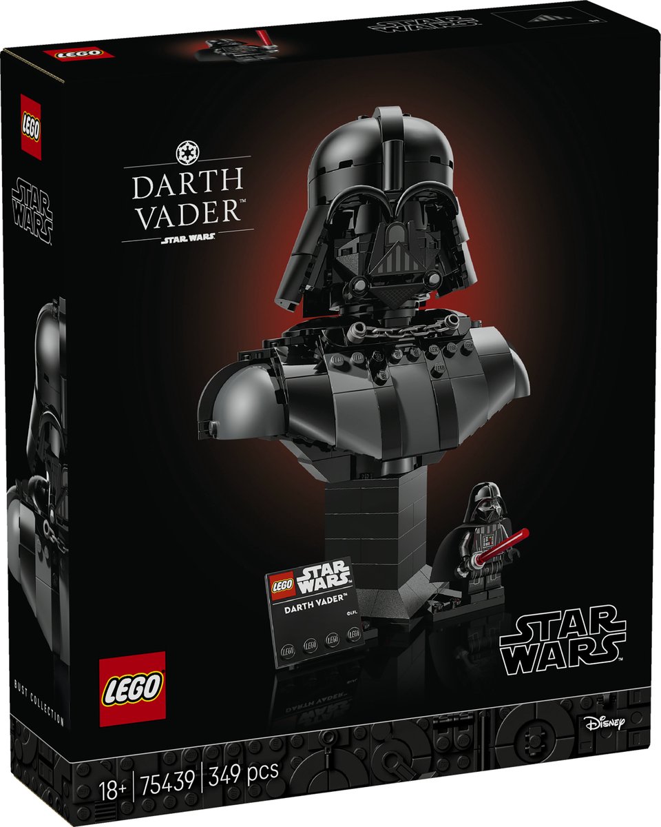 LEGO Star Wars Darth Vader Buste - 75439 — afbeelding 10