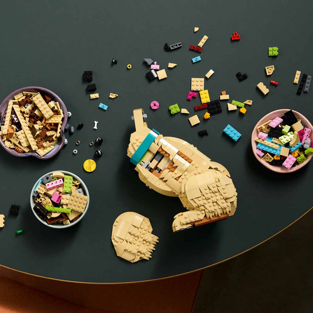 LEGO® Icons Golden Retriever Puppy - Decoratieve Dierenfiguur - Bouwset voor Volwassenen - 11384 — afbeelding 12