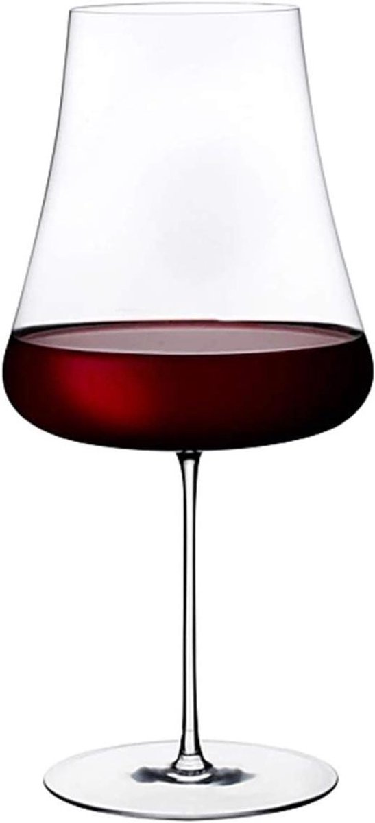 Wijnglas - Grote beker - Feestelijke gelegenheid - Slanke hoge voet - 1000 ml - Transparant