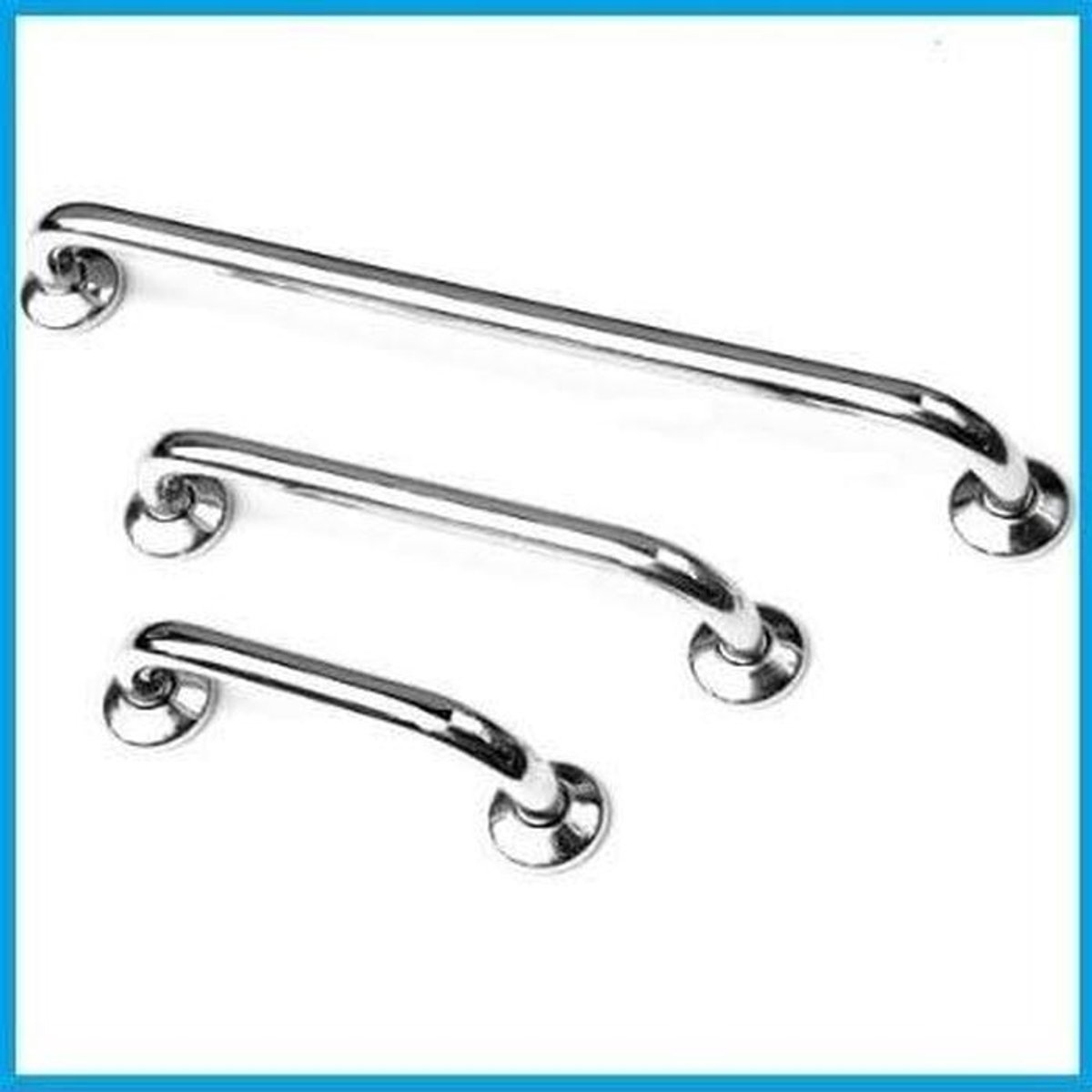 Badkuiphandgreep - Veiligheidshandvat - Veilig Douchen - Robuuste uitvoering - 20 cm - Chroom