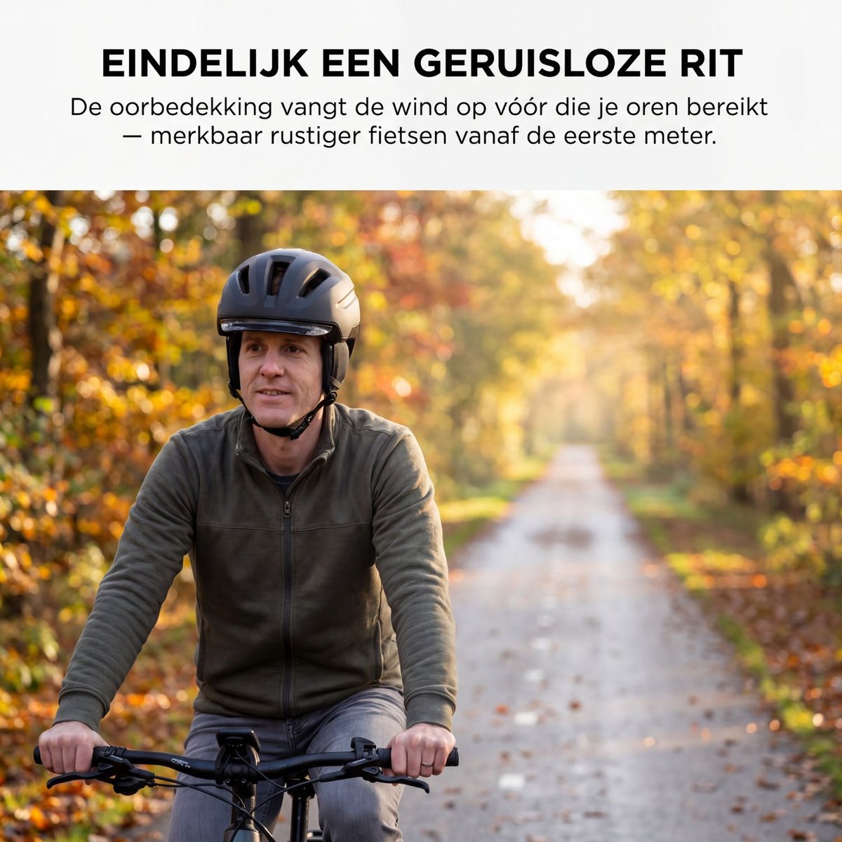 GO-OFF Oorkappen Fietshelm Set Maat M – Wintervoering & Zomer Oorbescherming tegen Windgeruis – Voor Fietshelm, E-Bike en Speed Pedelec Helm thumbnail 5