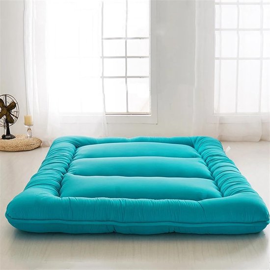Opvouwbaar Matras - Futon Vloermat - Comfortabel Slapen - Draagbaar en Lichtgewicht - 200x220 cm - Fuchsia — afbeelding 2