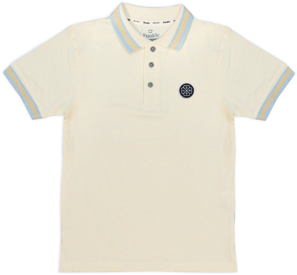Funkle Jongens Polo – Wit