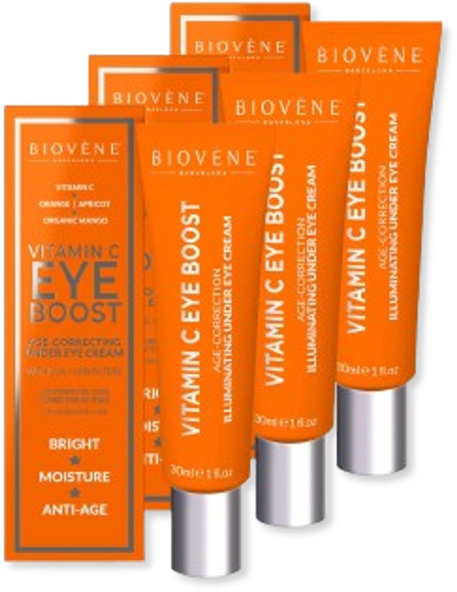 Biovene Eye Cream Vitamin C-3 pak Voordeel