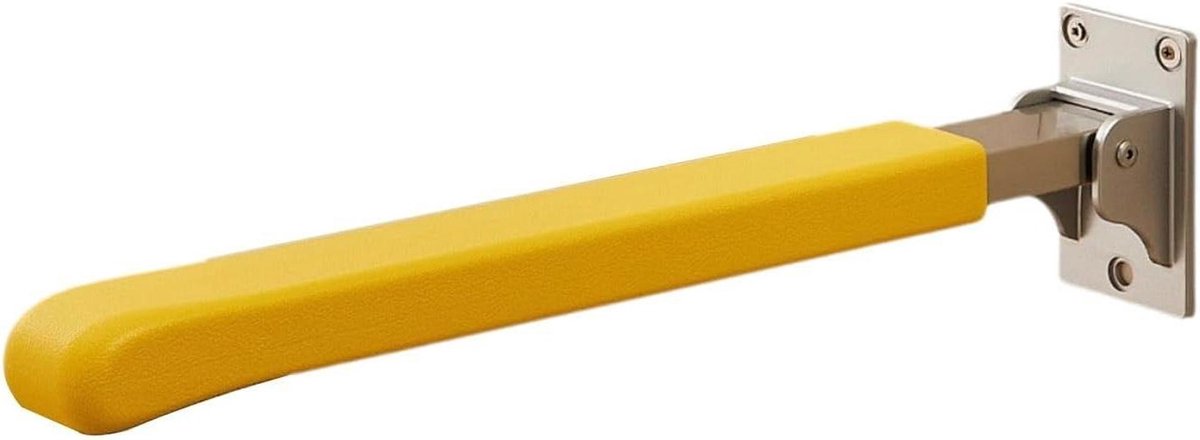 Badkamer Handgreep - Veiligheidshandvat - Ondersteuning Bieden - Opvouwbaar Ontwerp - 70 cm Lengte - Geel