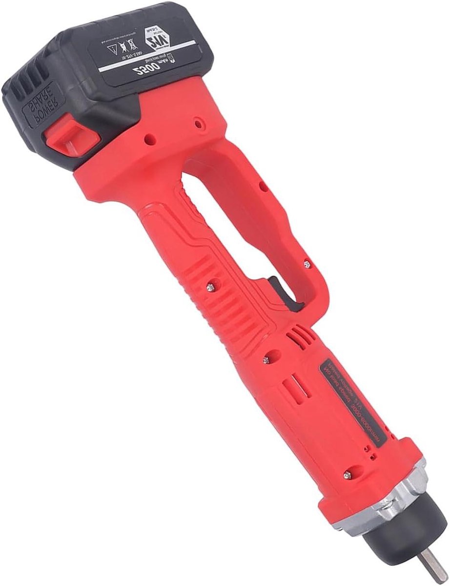 Beton Vibrator - Betonwerker - Stabiel Beton - Snoerloos Ontwerp - 2500 mAh Batterij - Grijs
