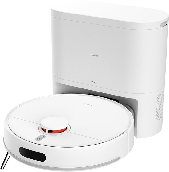 Xiaomi Robot Vacuum H40 – Robotstofzuiger met Automatisch Leegstation – 10000Pa Zuigkracht – LDS Lasernavigatie – Anti-klit Borstel – Slimme Kaartnavigatie – 180 min Accuduur – App & Spraakbediening