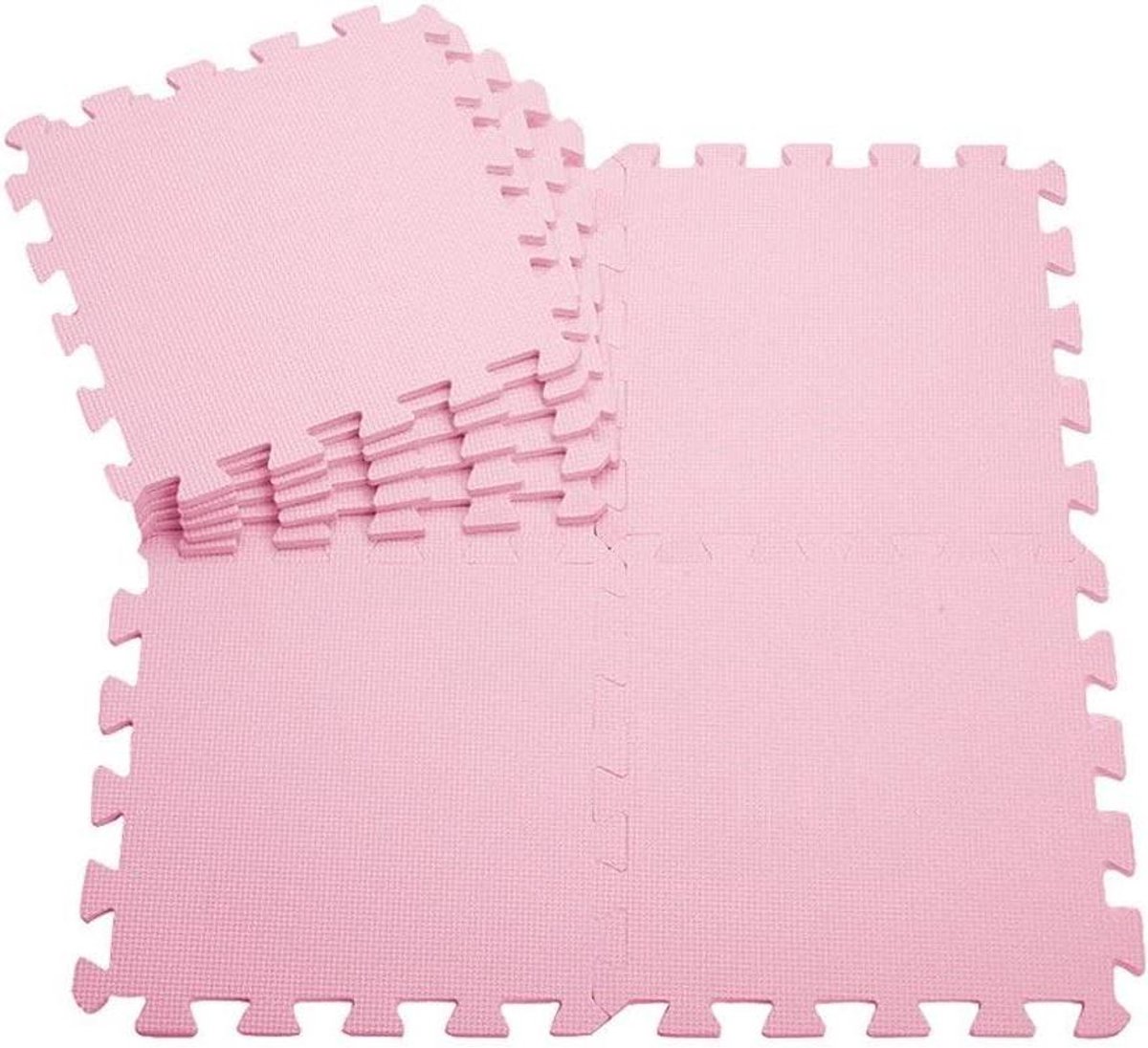 Vloertegels - Speelmatten - Kinderen Spelen - Waterdicht - 30x30x1 cm - Roze