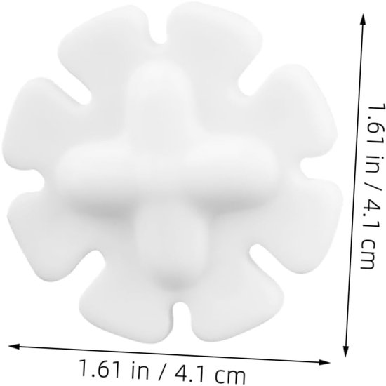 Magnetische Roerstaafjes - Mixer Staafjes - Laboratorium Experimenten - Lichtgewicht en Draagbaar - 4.1 x 4.1 x 0.5 cm - Wit — afbeelding 5