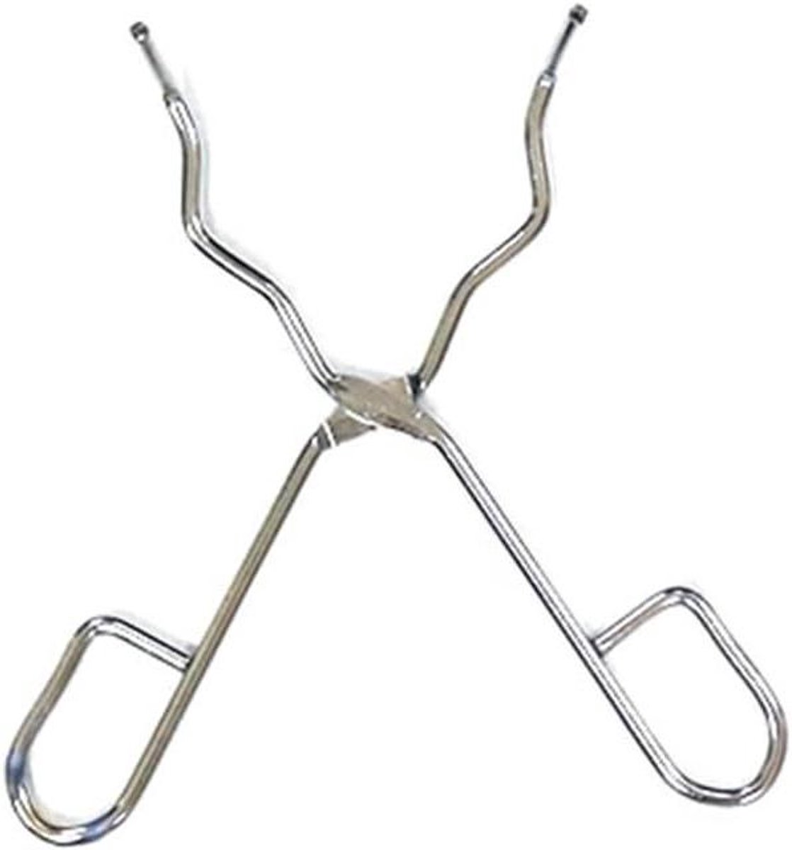 Haardtang - Vuurtang Smeltang - Kampvuur Beheren - Lange Steel - 20 cm - Zwart