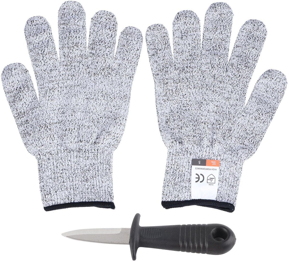 Dailygoody - OmGoods - Dailygoody - Oestermes - Oester Openende Handschoenen - Slijtvaste Kit - Geschikt voor Restaurants - Oester Chip Kit - Voor Huishouden