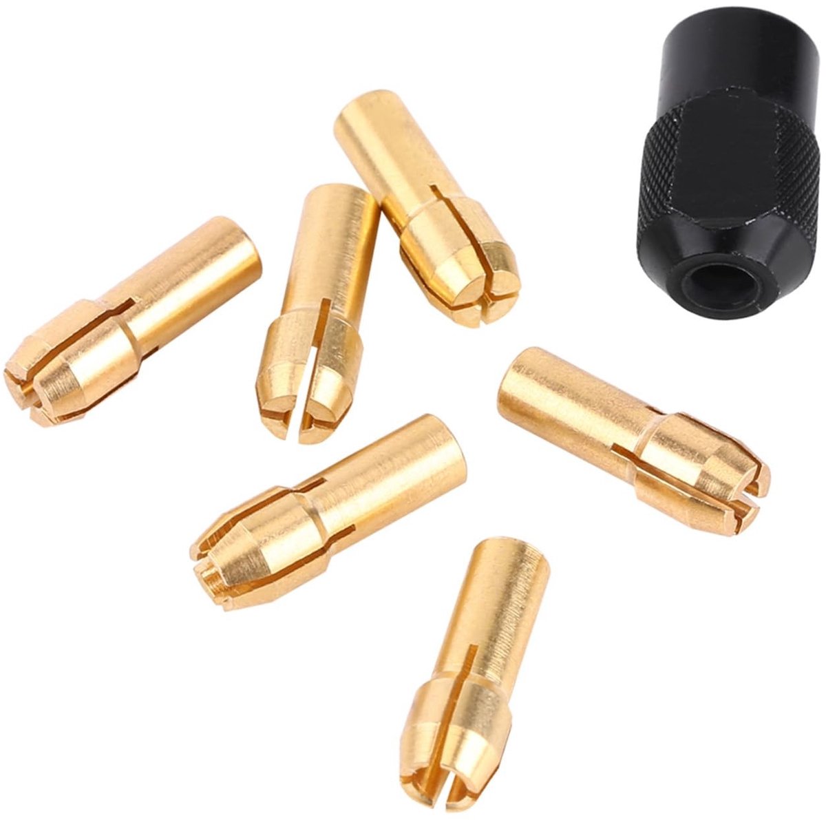 Dailygoody - Collet Chuck - Rotatiegereedschap - Handgereedschap - Zwart - Collet sleeves - Geschikt voor diverse maten - M8 x 0.75mm