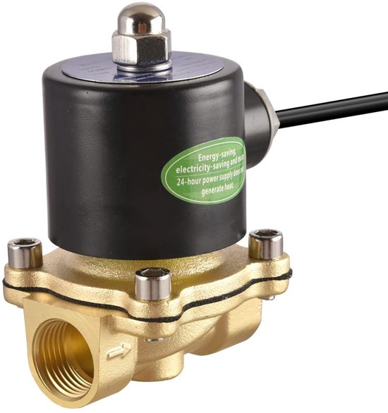 Dailygoody - Solenoid Ventiel - Water - Directe werking - PT 1/2 inch - Gas - Vervangingsventiel - Geschikt voor lucht en gas - Model 2W-160-15J — afbeelding 3