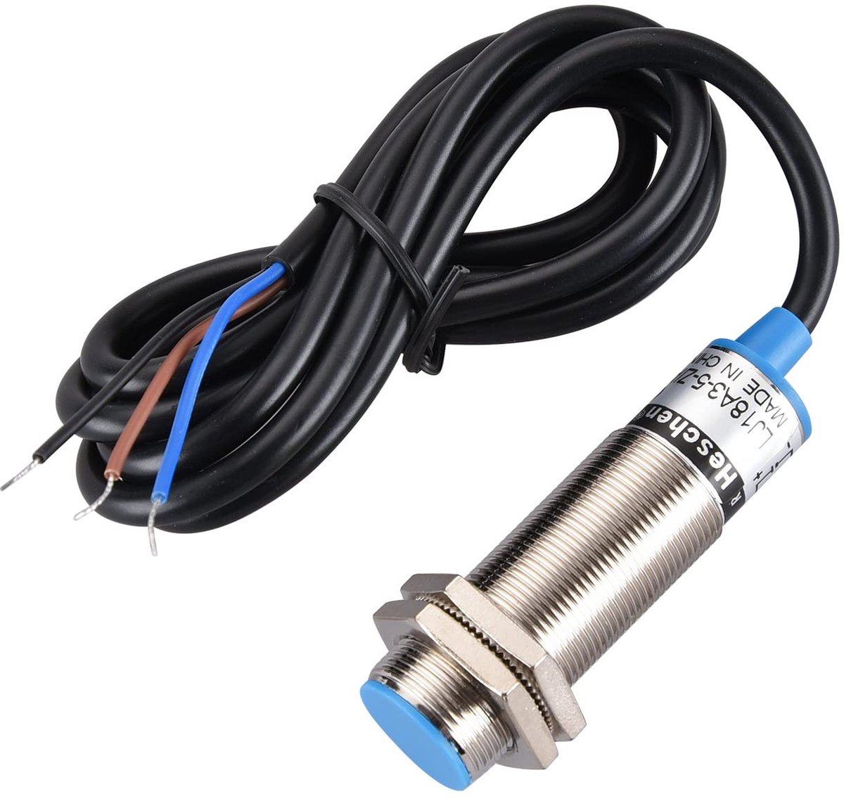 Dailygoody - M18 Inductive Proximity Sensor - Inductieve Sensor - Betrouwbaar en Economisch - Geel - Voor PLC-toepassingen...