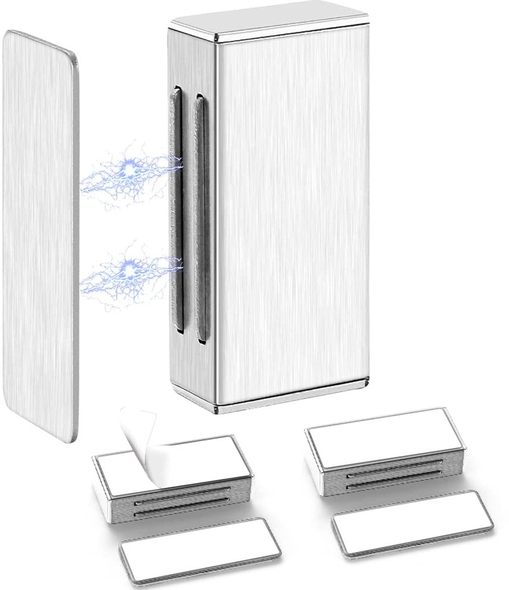 Dailygoody - Magnetische Deursluiting - Zelfklevend - Schokabsorberend - 2 Stuks - Geluidsreductie - Geschikt voor Hout en Muur - 14 x 9,5 x 2 cm