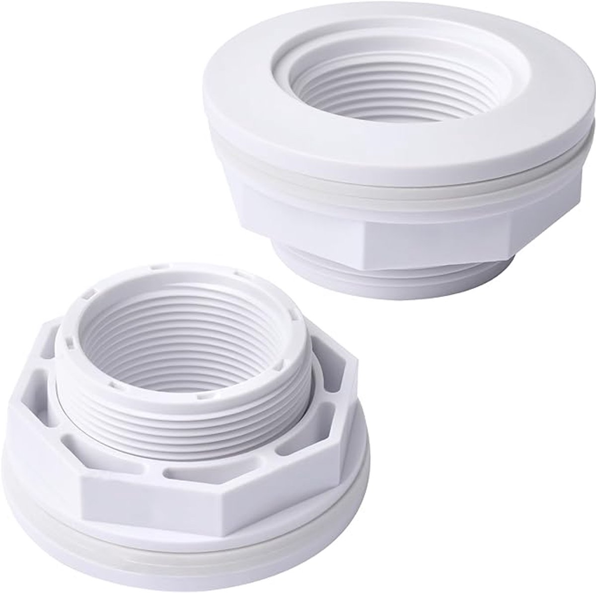 Geschikt voor Hayward SP1023 1-1/2 inch (ongeveer 3,8 cm) FIP inlaat terugslagklep, geschikt voor bovengrondse of in-grond zwembad terugslagslang aansluiting, bovengrond zwembadaccessoires - set van 2 stuks - stijl 1