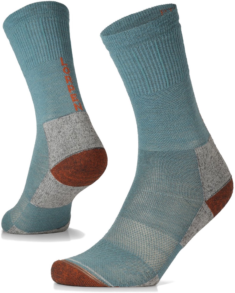 LORPEN Pro Trek Merino Lightweight Mid Crew wandelsokken – 39-42 Grijs