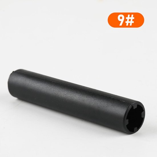 Hengel reparatieset - Onderhoud visuitrusting - Hengel repareren - Meerdere diameters - 75 mm lengte - Zwart — afbeelding 3