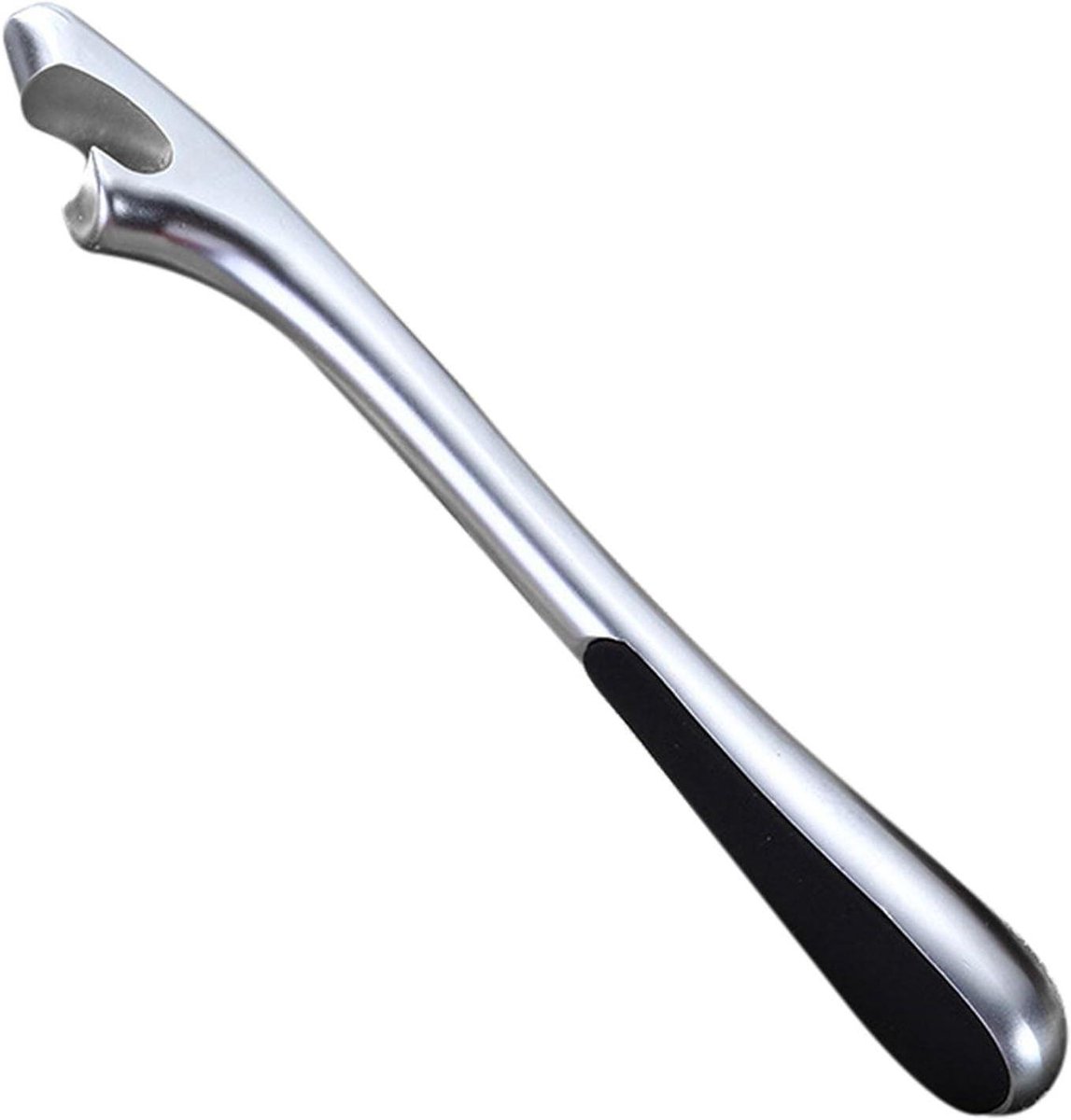 Aanrechtopener - Flesopener - Drankjes Openen - Antislip Handgreep - 15.5 cm - Zilver