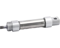Pneumatische Cilinder - Dubbelwerkend - Industriële Automatisering - Roestvrij Staal - 25-500mm Slag - Metaal