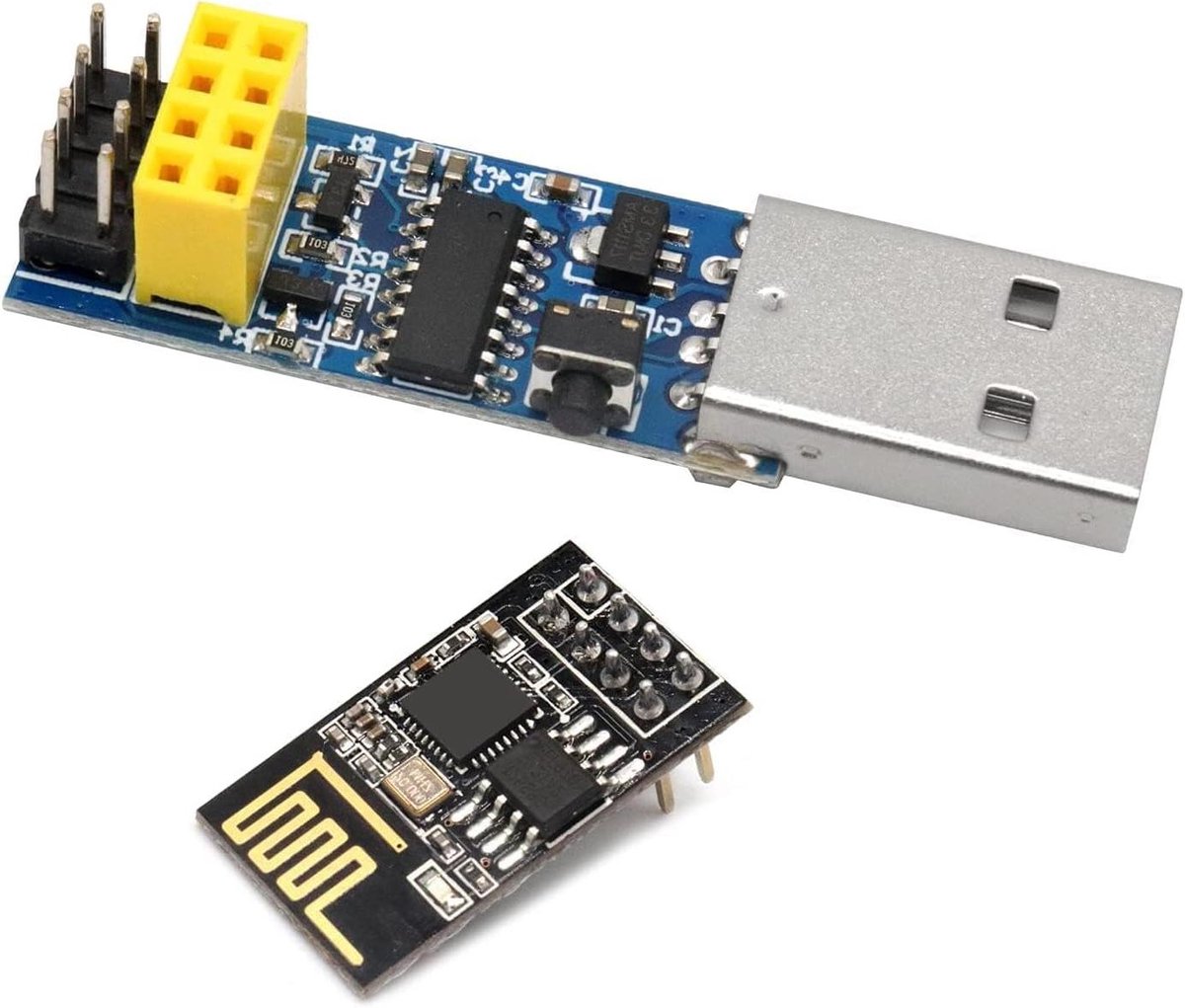 USB naar ESP Programmer - Wifi Downloader Adapter - Firmware Updates - Automatische Downloadmodus - 1 Stuk - Grijs