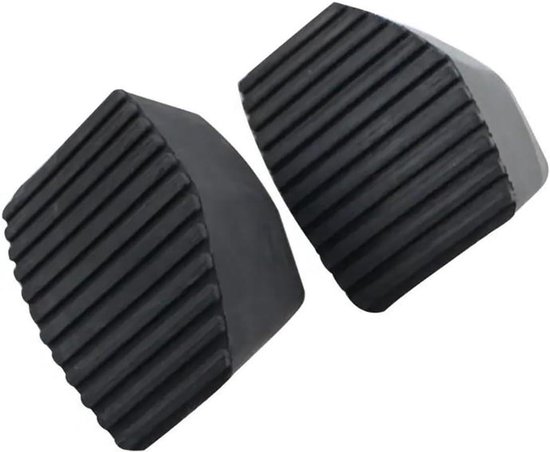 Pedaalhoezen Set - Auto Voetpedaal - Veiliger Rijden - Antislip Oppervlak - 2 Stuks - Zwart — afbeelding 2